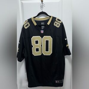 NFL NEW ORLEANS SAINTS JIMMY GRAHAM vintage silk screen jersey. (Brand New)
